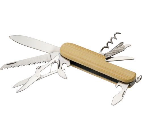 Promotional Bamboo Pocket Knives Multi Tool