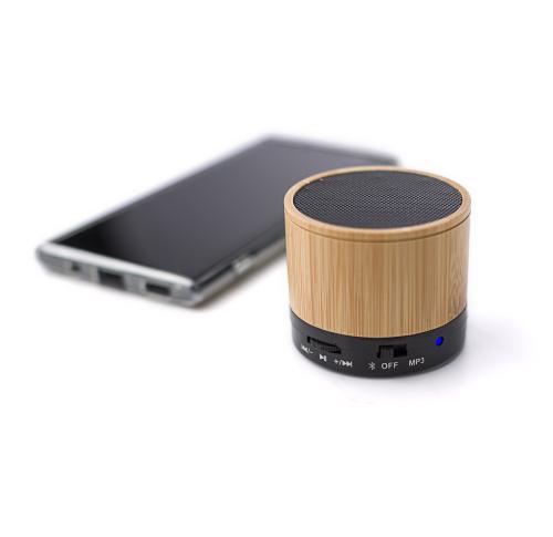 Bamboo wireless speaker