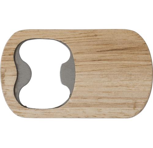 Beechwood bottle opener