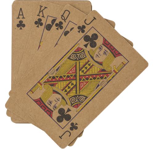 Branded Recycled paper playing cards