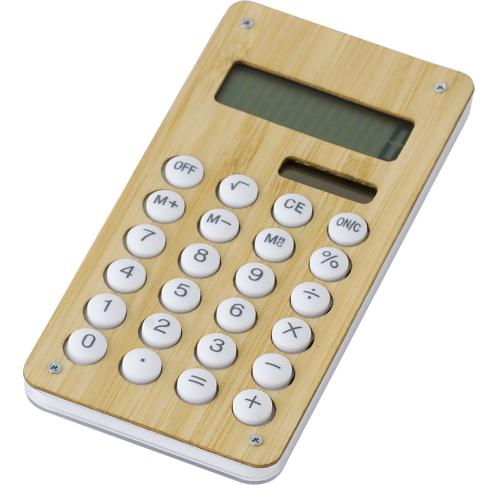 Promotional Bamboo calculator