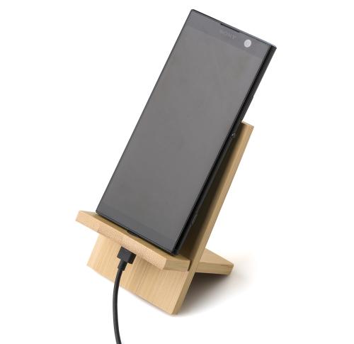 Bamboo phone stand