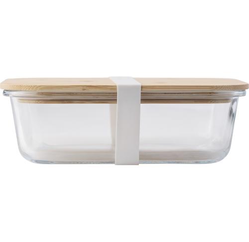 Customised Lunch Boxes Glass & Bamboo Lid 900ml