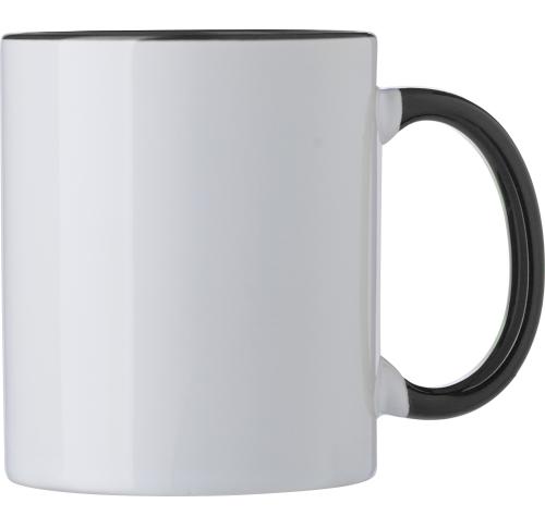 Branded Ceramic Mugs (300ml) Coloured Handle & Interior