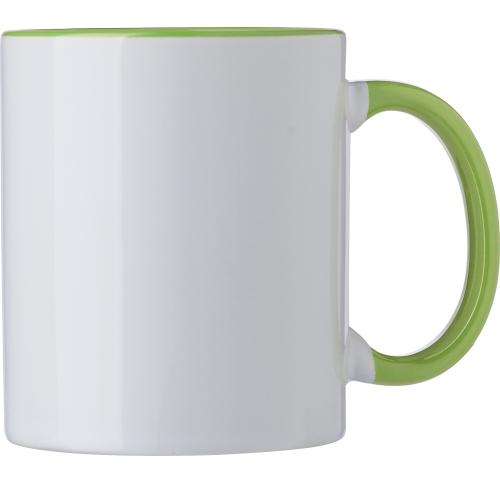 Branded Ceramic Mugs (300ml) Coloured Handle & Interior