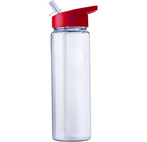 Printed RPET Bottles (750ml) Foldable Straw