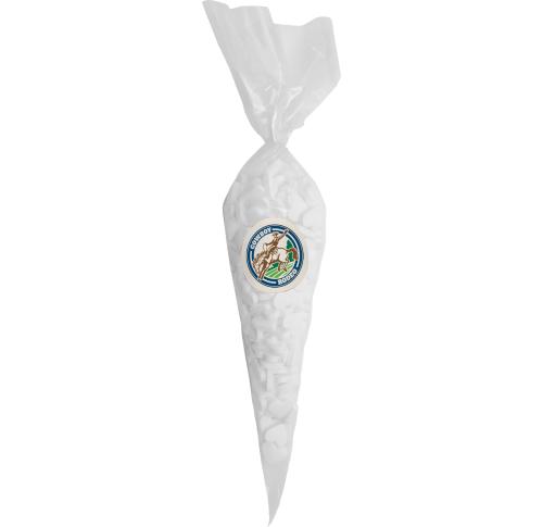 Custom Sweet Cones With Dextrose Heart Mints (250g)