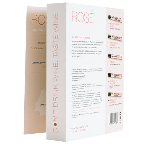 Wine Tasting - Rosé (5pc Glass Tube Giftbox) (5pc Glass Tube Giftbox) (5pc Glass Tube Giftbox)