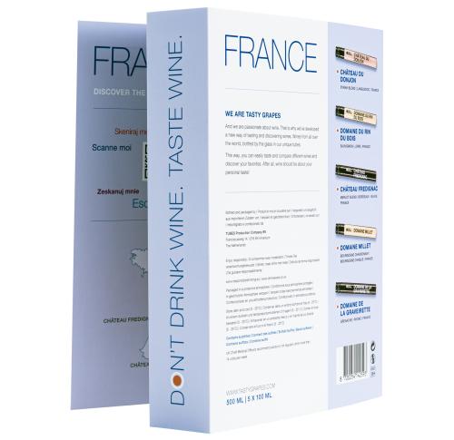 Wine Tasting - French (5pc Glass Tube Giftbox) (5pc Glass Tube Giftbox) (5pc Glass Tube Giftbox)