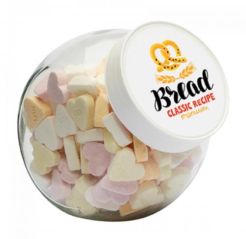 Candy jar filled with a choice of base category sweets, 870ml