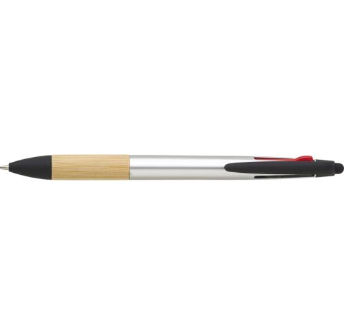 Printed Bamboo ballpens (3 colour and stylus)