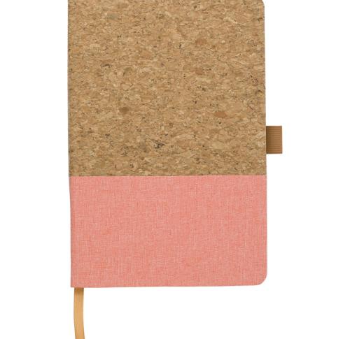 Printed Promotional Cork and cotton notebooks (approx. A5)