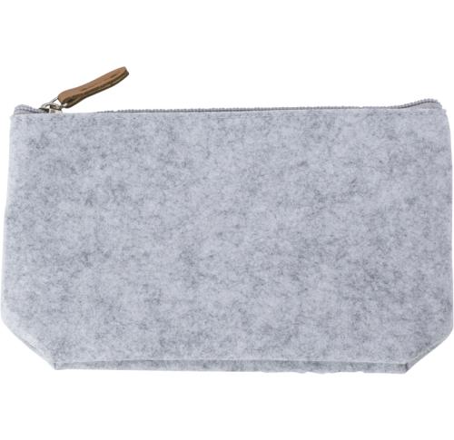 Branded Eco Friendly RPET Felt Toiletry Bags