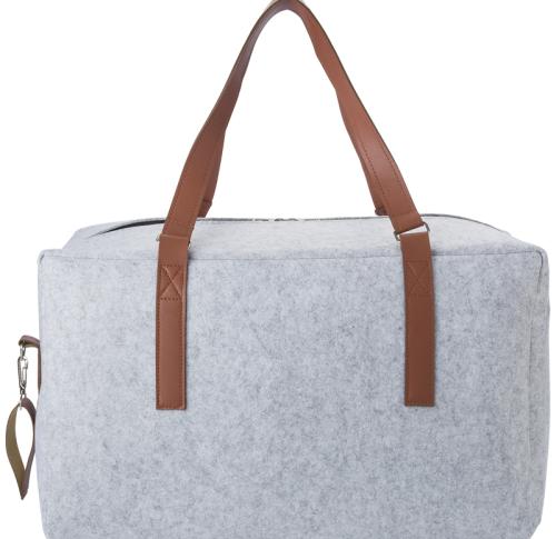 Recycled Eco RPET felt travel bags