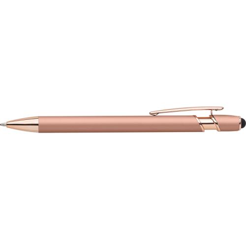 Printed Aluminium ballpen Rose Gold Details