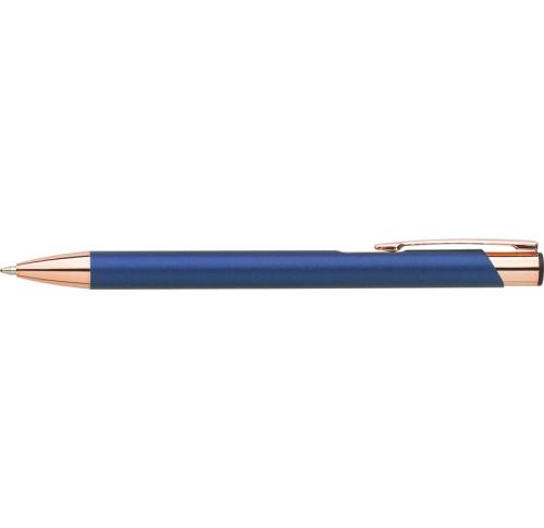 Promotional Custom Aluminium ballpens Rose Gold Trims