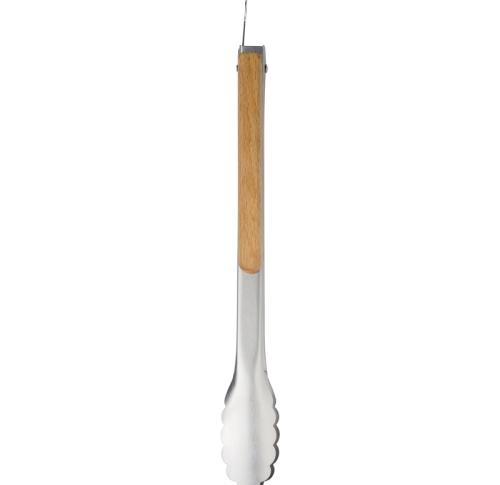 Steel kitchen tongs branded logo