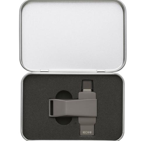 Customised USB stick with metal case  64gb