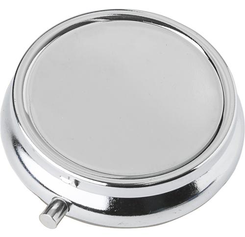Promotional Metal Pill boxes 3 Compartments & Mirror
