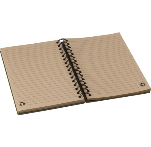 Promotional Logo Printed Wirebound  Recycled hard cover notebooks