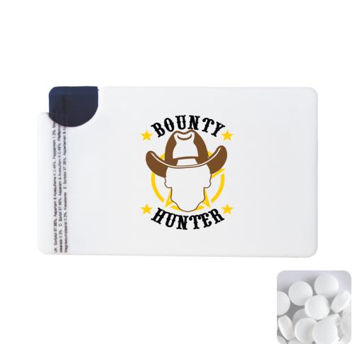 Custom Printed Mint cards de luxe with sugar free mints