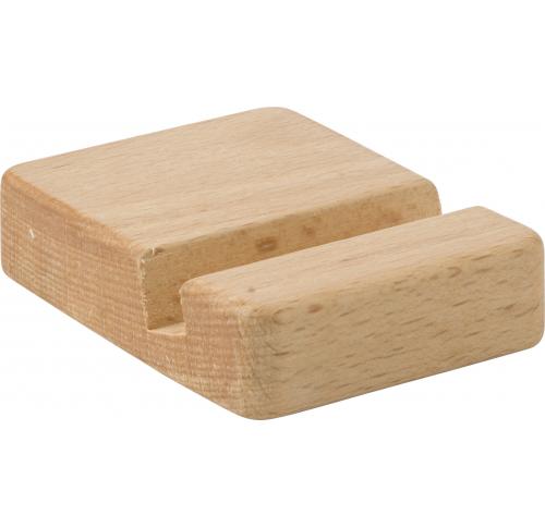 Branded Wooden Mobile Phone Stands Holders Beech Wood