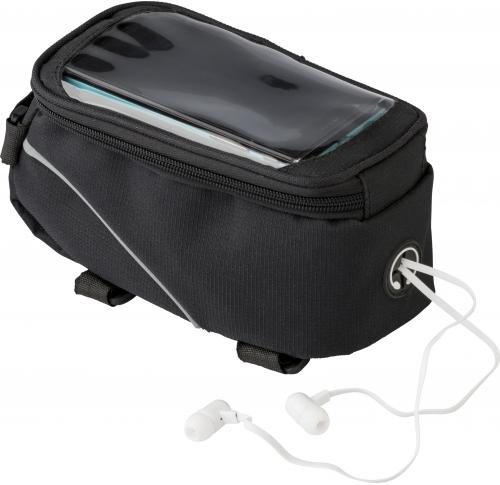 Polyester bicycle handle bar bag