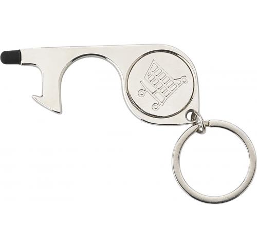 Custom Branded Metal Door Opener Keyrings