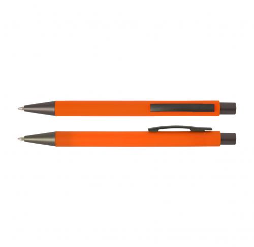 Printed Plastic Barrel Ballpen BALI Anthrachite Accents