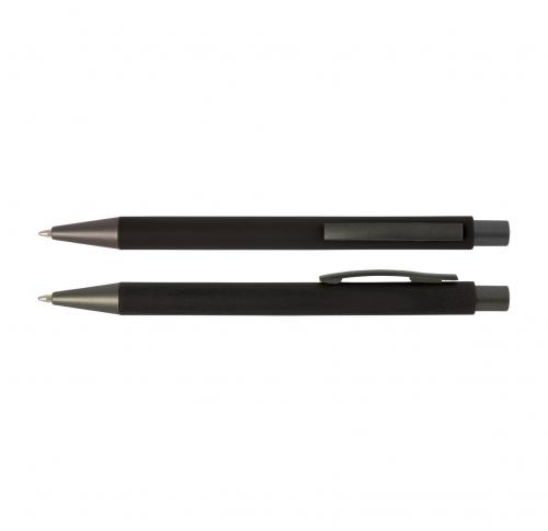 Printed Plastic Barrel Ballpen BALI Anthrachite Accents