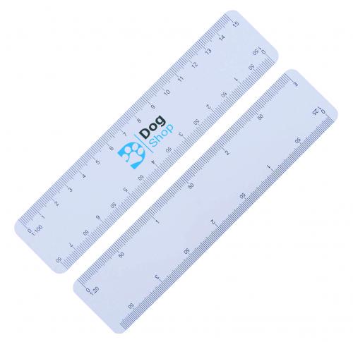 Ultra thin scale ruler, ideal for mailing, 150mm