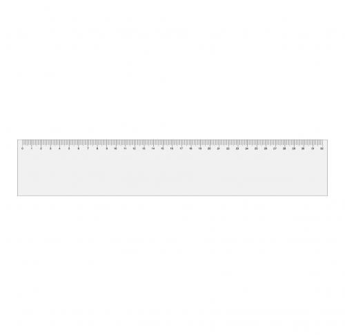 Cardboard ruler, 30cm