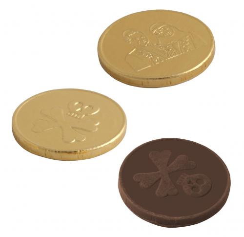 Milk chocolate coin/medallion, 36mm