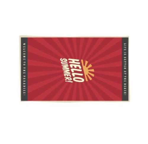 Luxury Recycled Custom Printed Beach Towels 100 X 180