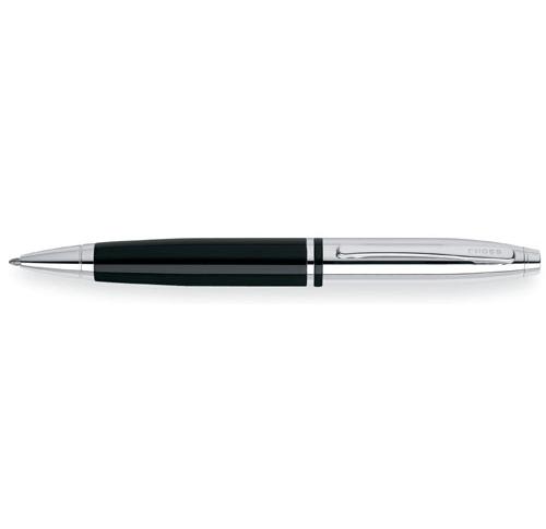 Branded Cross Pens Calais Black/Chrome Ball Pen