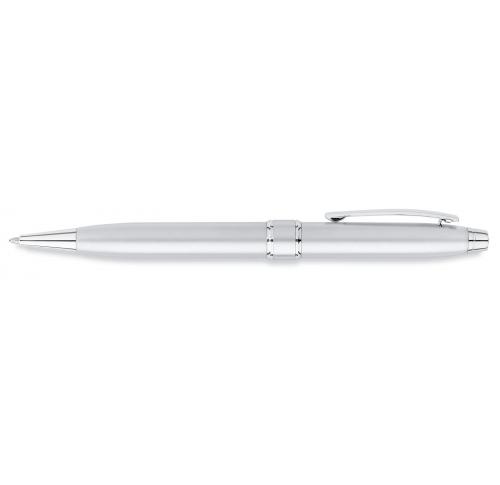 Custom Cross Stratford Satin Chrome Ball Pens