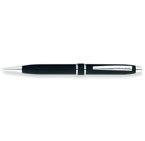 Promotional Cross Stratford Satin Black Ball Pens