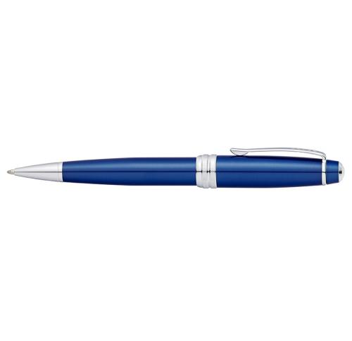 Customised Cross Pens Bailey Blue Lacquer Ball Pen