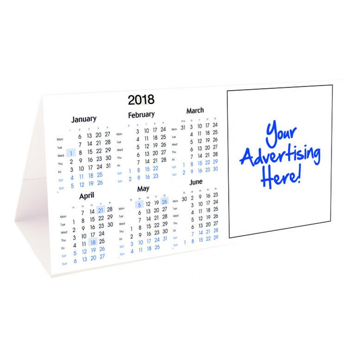 Duo Tent Desk Calendar 2024 Buy Promotional Products UK Branded