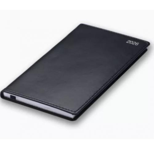 Branded Classic Pocket Diaries 2026 Week To View White Paper
