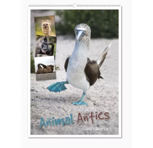 Printed Logo Wall Calendars 2026 Animal Antics 