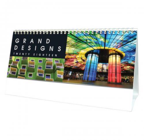 Custom Logo Grand Design Desktop Calendars 2025