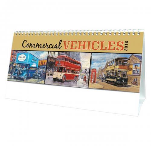 Branded Commercial Vehicles Desk Calendars 2025