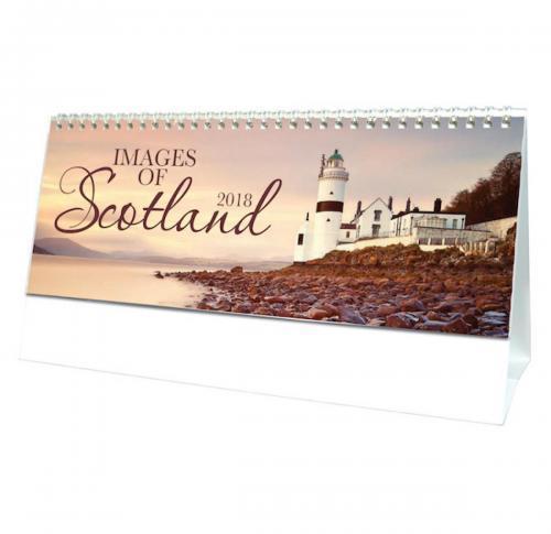 Custom Printed Images Of Scotland Desktop Calendars 2025