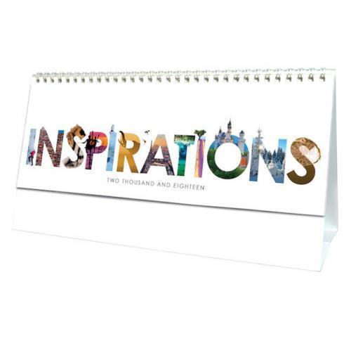 Custom 2025 Inspirations Desk Calendars Business Logo