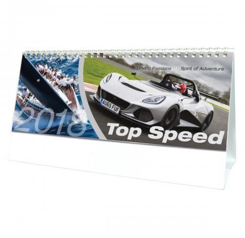 Top Speed Desktop  Calendars 2025 Printed Logo