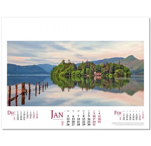 Lakes, Landscapes & Lochs Wall Calendar 2026