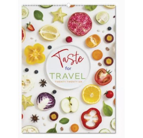 Taste For Travel Wall Calendar 2026