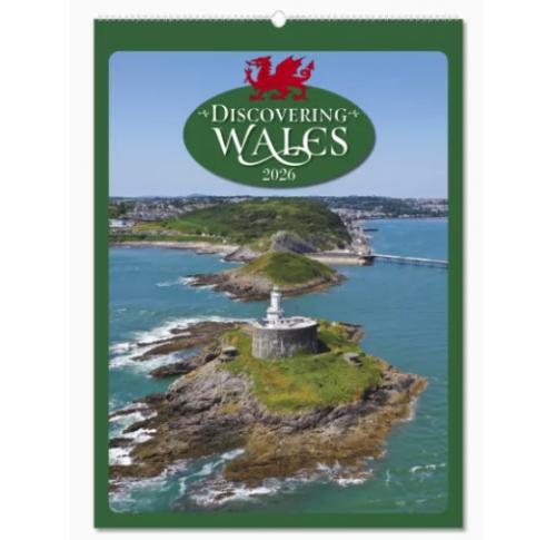 2026 Wall Calendar Discovering Wales 