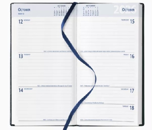 Customised Strata Pocket Diaries 2026 Week To View Portrait